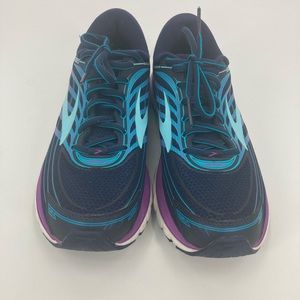 Womens BROOKS Glycerin 15 Super DNA Running Shoes Lace Up Sz 9B 1202471B465 EUC!